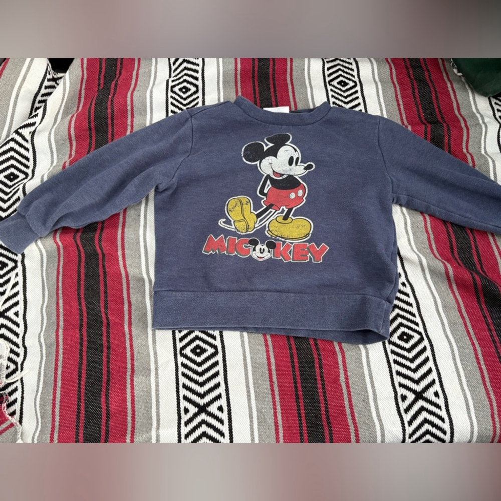Disney Mickey Mouse Navy Blue Toddler Sweatshirt 3T
